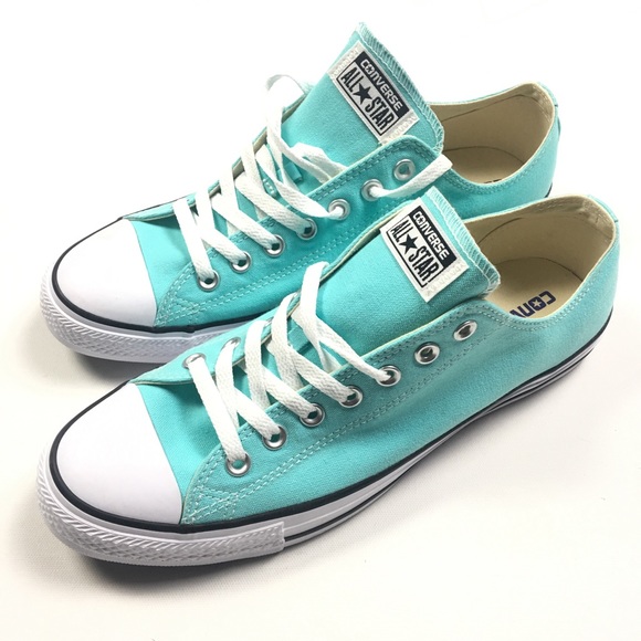 Converse Chuck Taylor AllStar Aqua Blue Canvas Low - Picture 2 of 7